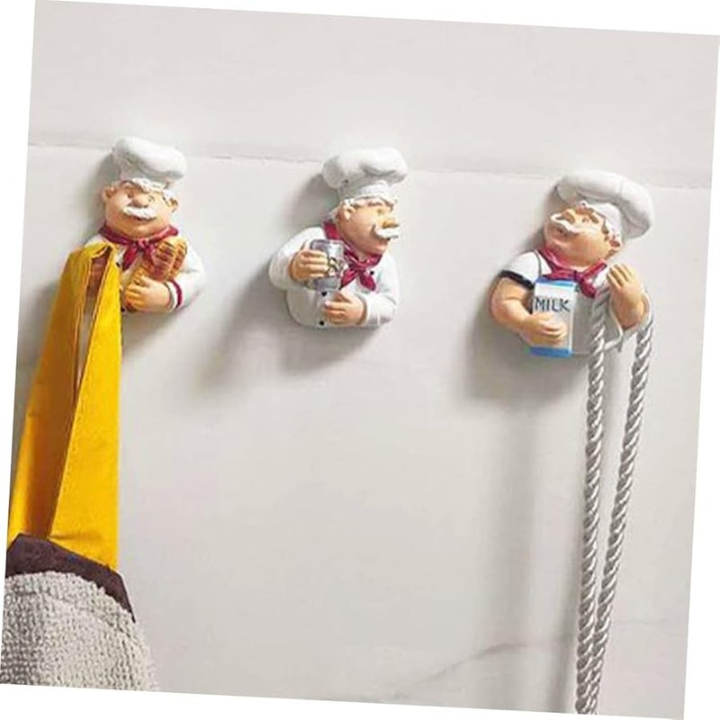 White Adhesive Power Plug Hooks Wall Mount Cable Organizer for Kitchen Bathroom - Image 5